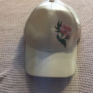 David and Young Flower Detail Dad Hat